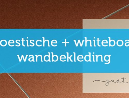 Akoestische + whiteboard wandbekleding